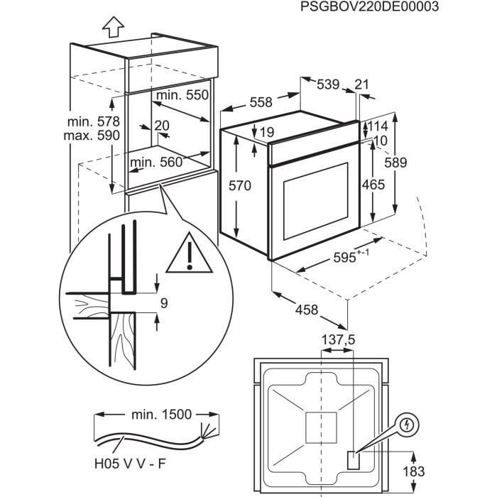 Horno empotrable multifunción pirolítico Electrolux COH4P06BX3 - Acero inoxidable - Resistente a las huellas dactilares - Puerta fría - 25 programas de cocción