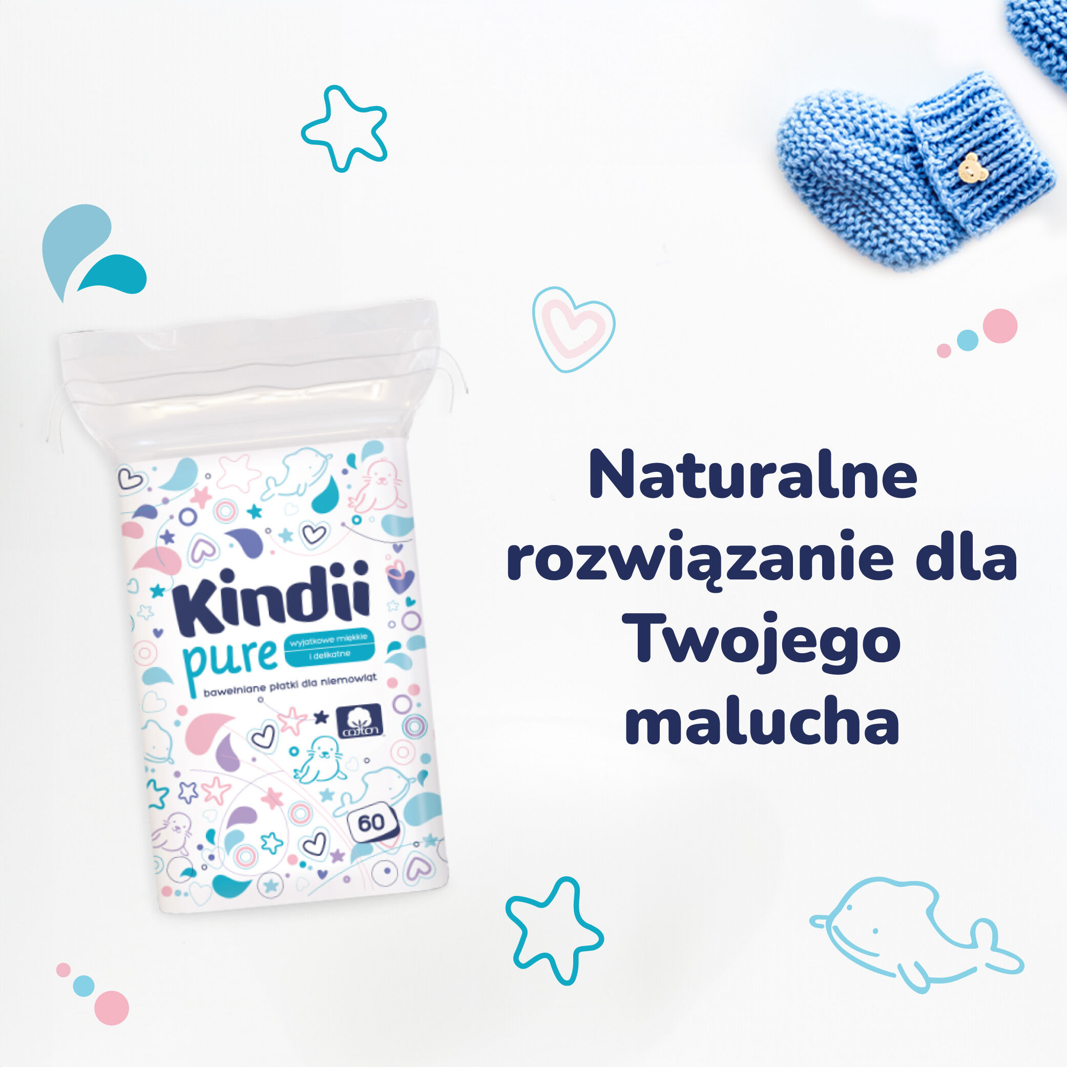 Cleanic babyflingor 60 st Kindii