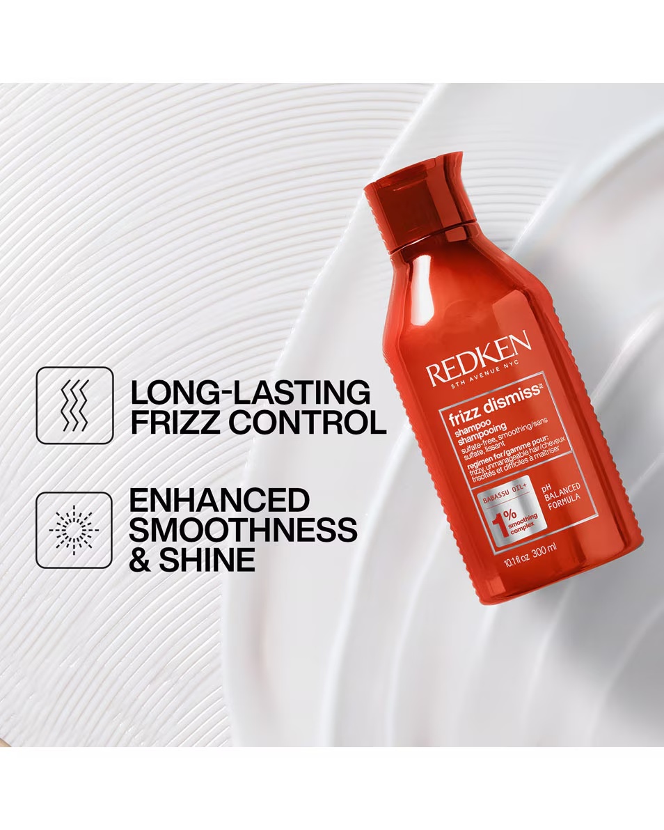 REDKEN Frizz Dismiss Σαμπουάν κατά του φριζαρίσματος για φριζαρισμένα μαλλιά