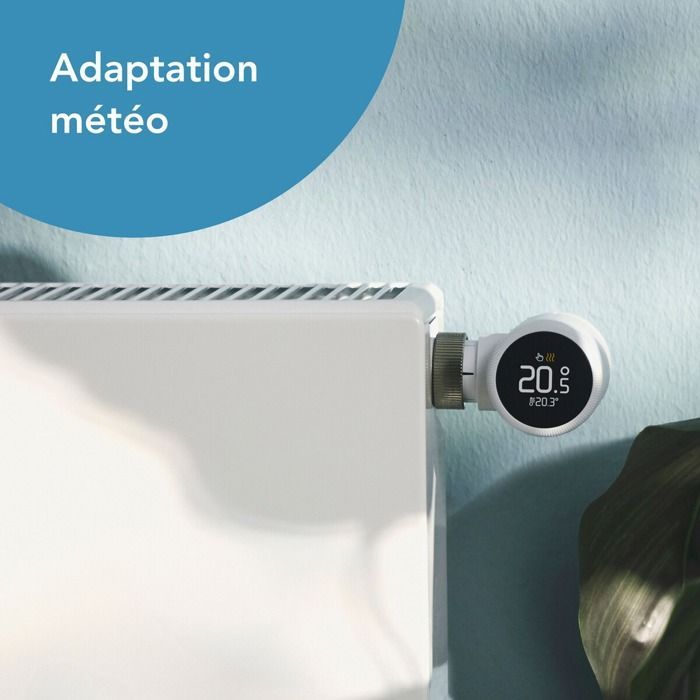 Cabeçote de radiador termostático conectado Tado X