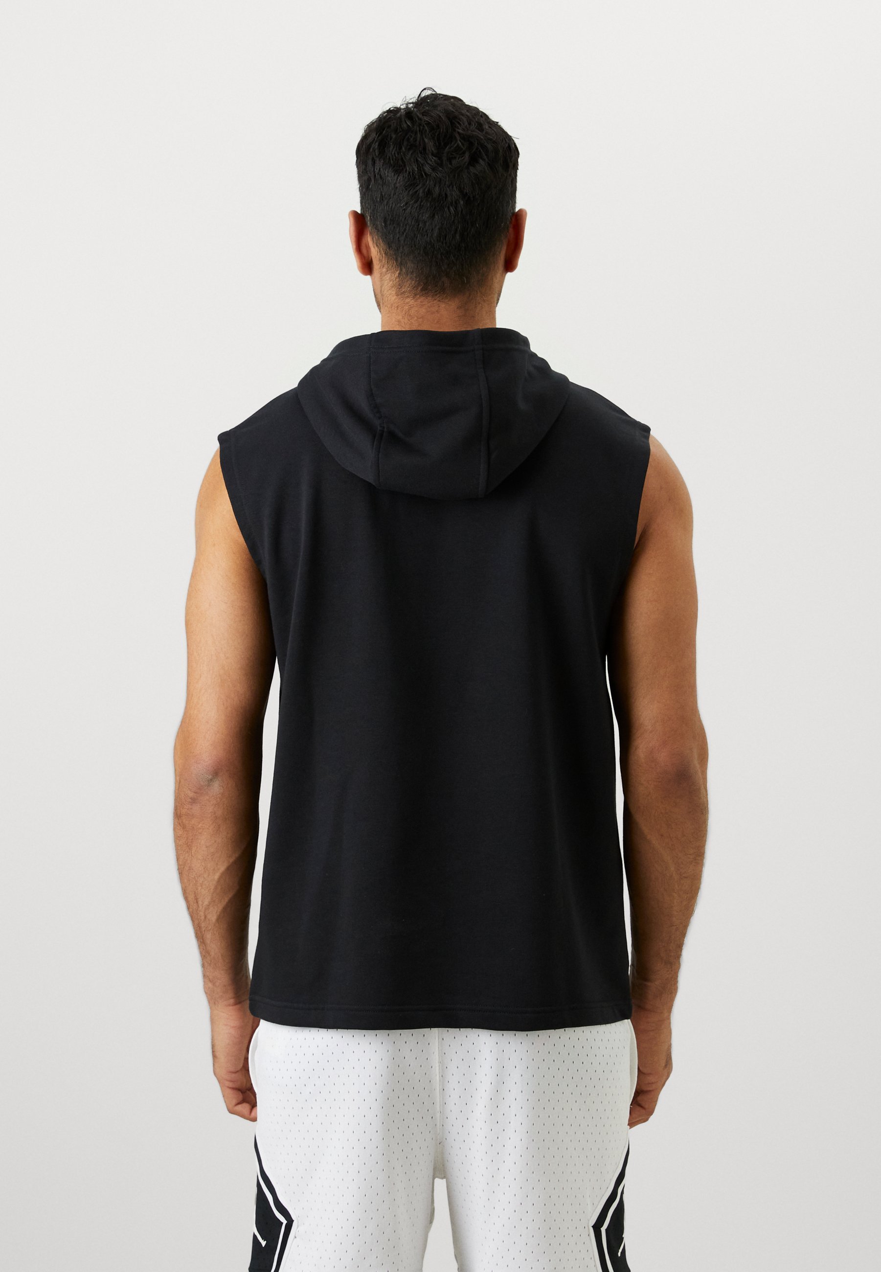 Jordan SPORT CROSSOVER SLEEVELESS HOODIE - Bluza z kapturem - czarno-biała