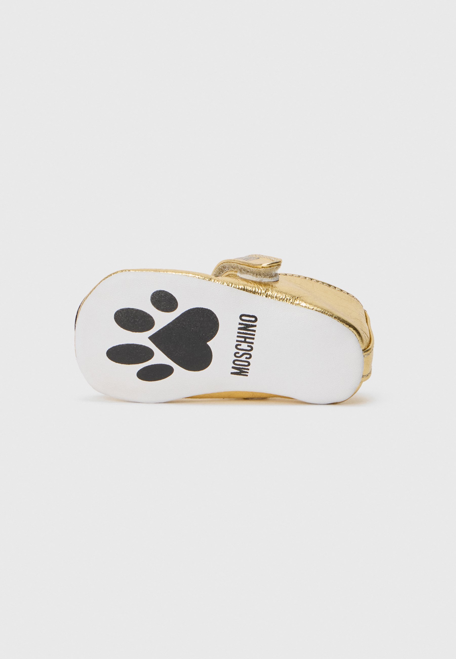 MOSCHINO UNISSEX - Sapatinhos de bebê - dourado/branco