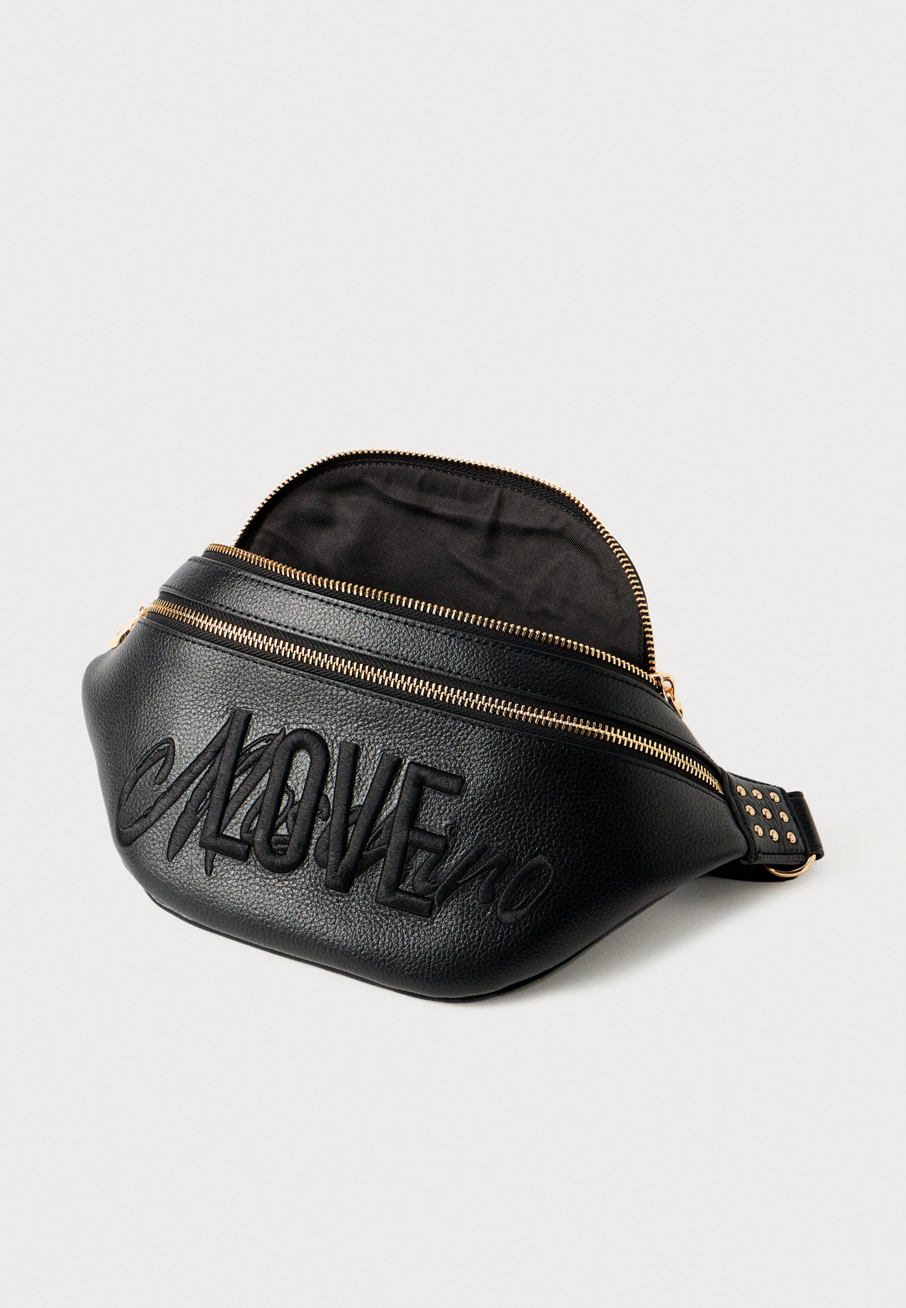 Love Moschino GRAFFITI - Pochete - preta