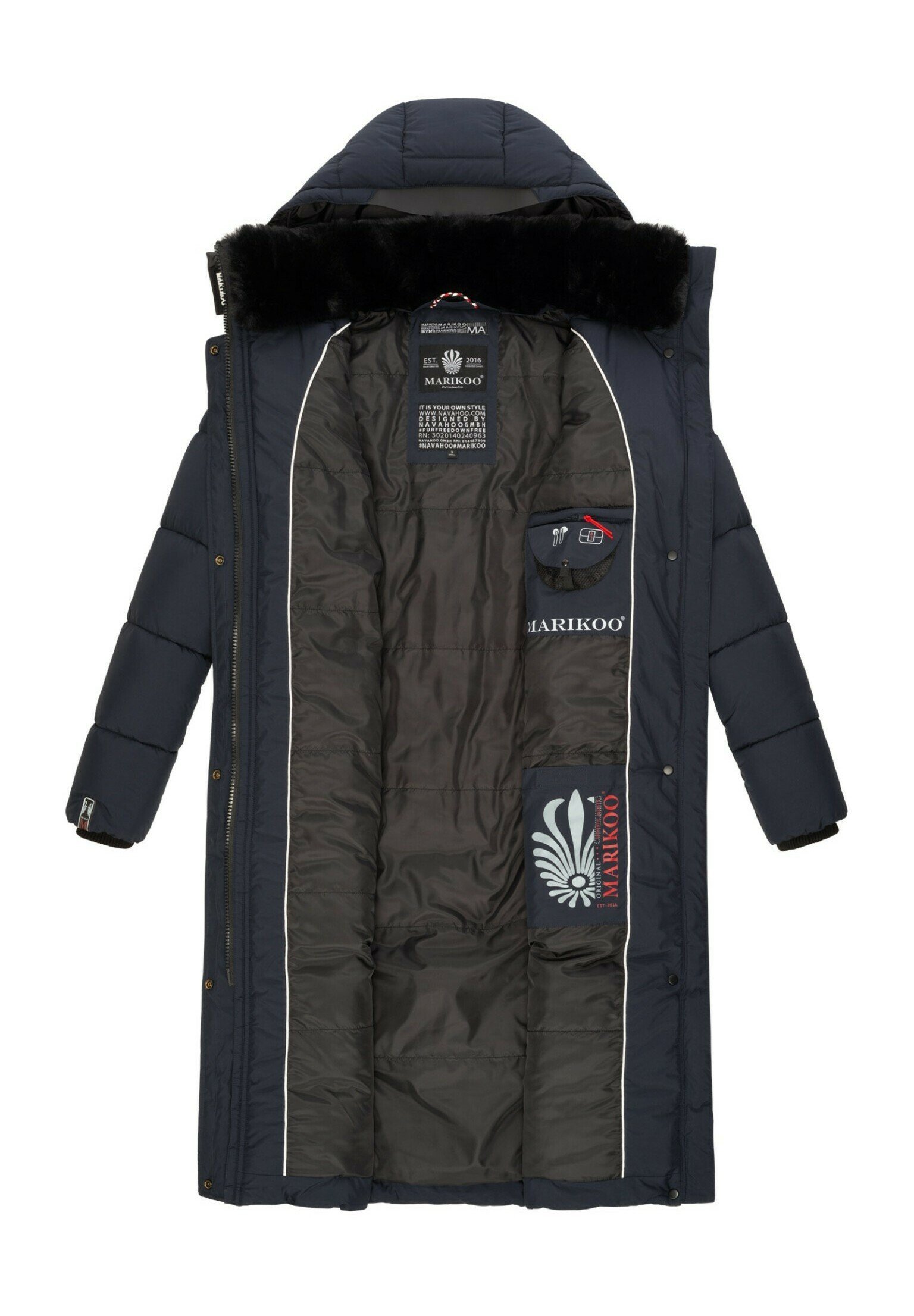 Marikoo RELIZIAA - Manteau d'hiver - marine