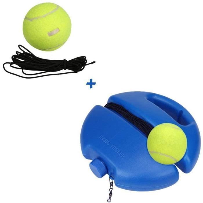 Single tennis trainer - Complete tennis ball equipment kit with long rope