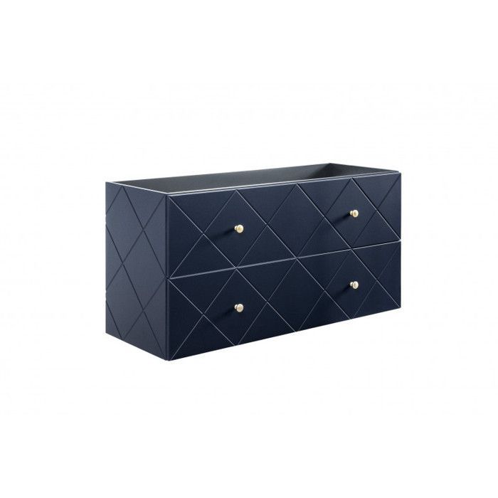 Bathroom set - GENERIC - Aurore Blue - 120 cm - Double sinks - MDF wood