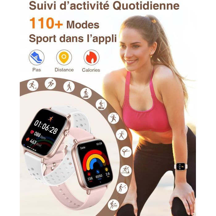FLEUVE - Montre Connectée Intelligente - Femme 1,83