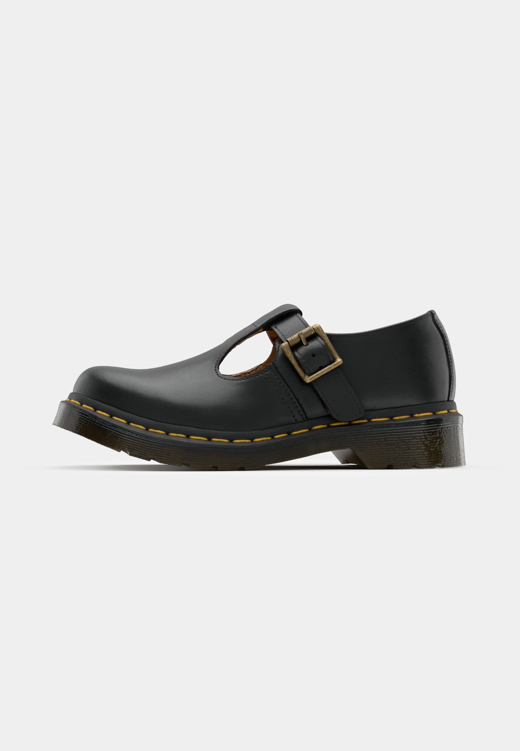 Dr. Martens POLLEY T BAR SCHOEN - Instappers - zwart glad