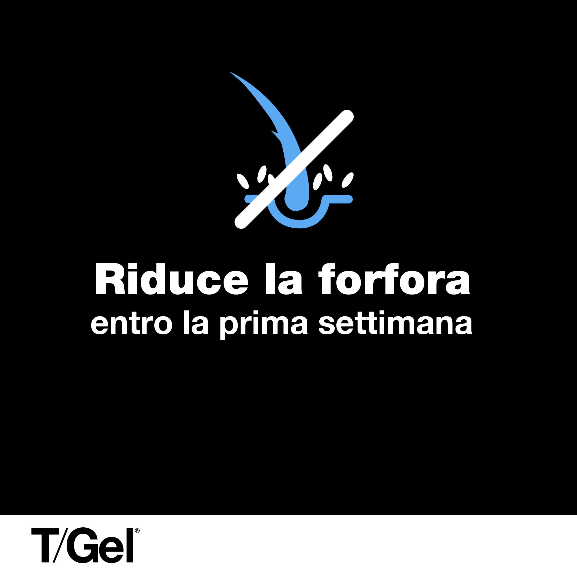 Cura dei Capelli T/Gel Sahmpoo Forte - Shampoo Antiforfora
