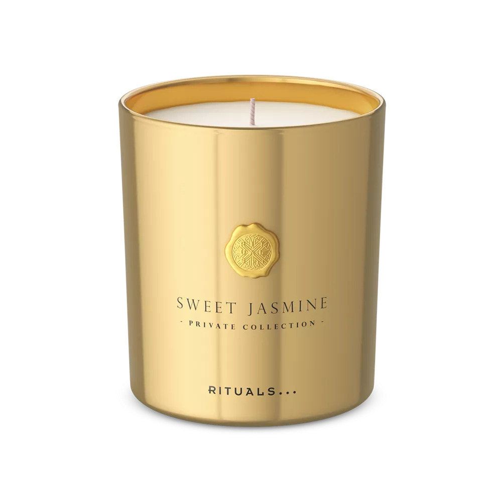 Vela aromática de lujo Private Collection con aroma a jazmín dulce, 360 g.