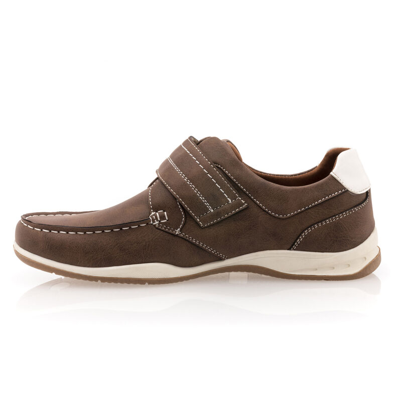 Brune loafers/båtsko til herre