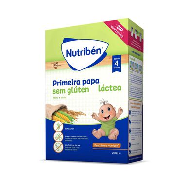Nutribén Eerste Baby Pap Glutenvrij Zuivel 250g 250g
