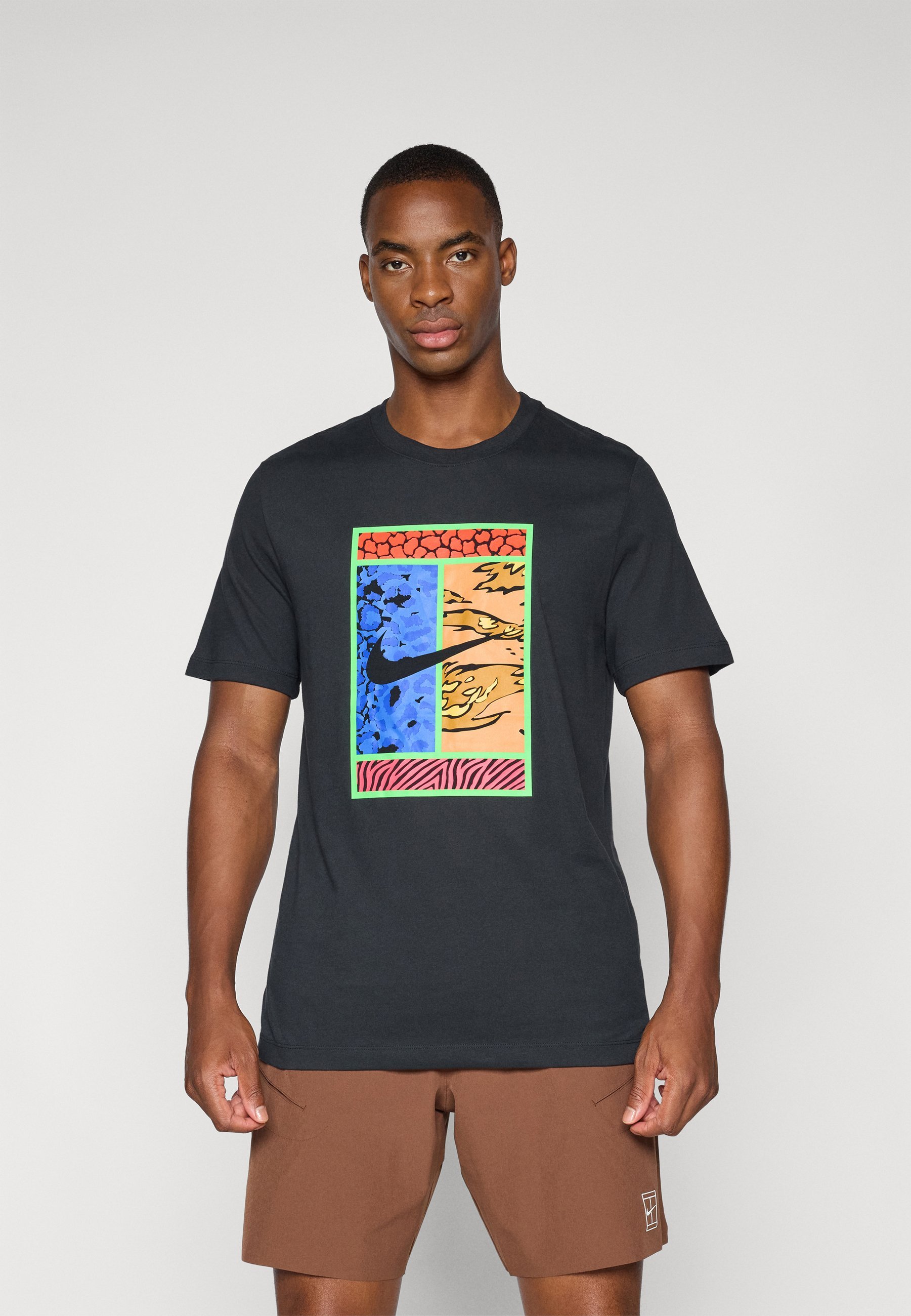 T-shirt de sport Nike Performance NIKECOURT - noir