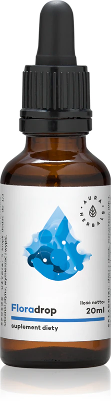 Aura Herbals Floradrop Lactobacillus Rhamnosus GG voedingssupplementdruppels ter ondersteuning van de spijsvertering