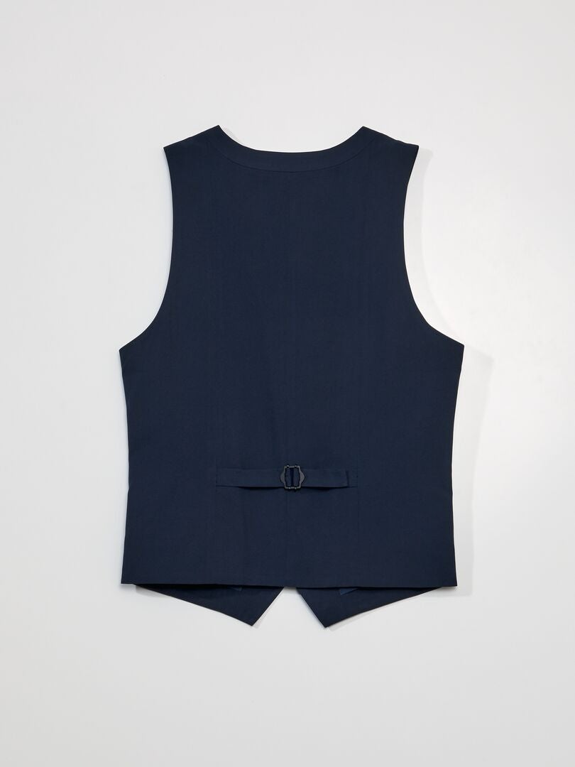 Chaleco estilo camarero - azul