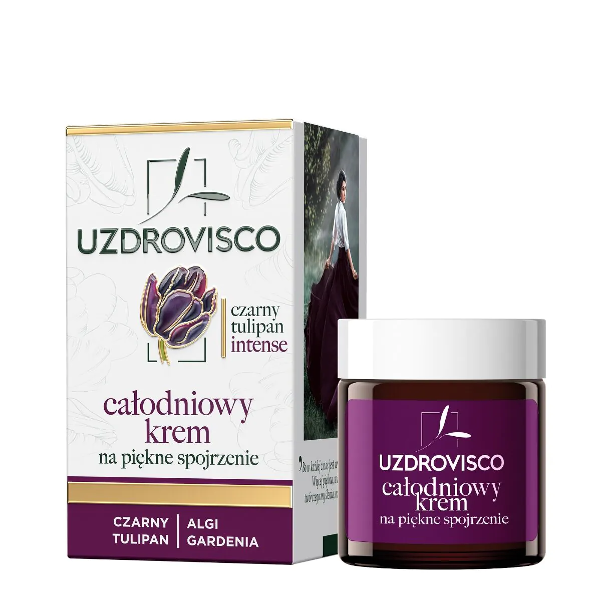 Uzdrovisco Czarny Tulipan Intense Całodniowy krem na piękne spojrzenie 25ml