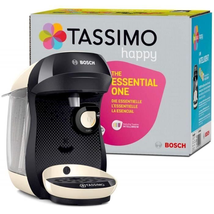 Machine à boissons chaudes Tassimo Happy TAS1007 - 1400 W - 0.7 L - Crème