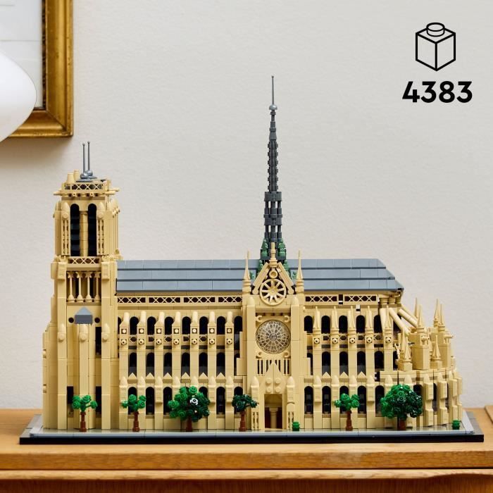 LEGO® Architecture 21061 Notre-Dame de Paris - Set de Construction pour Adultes