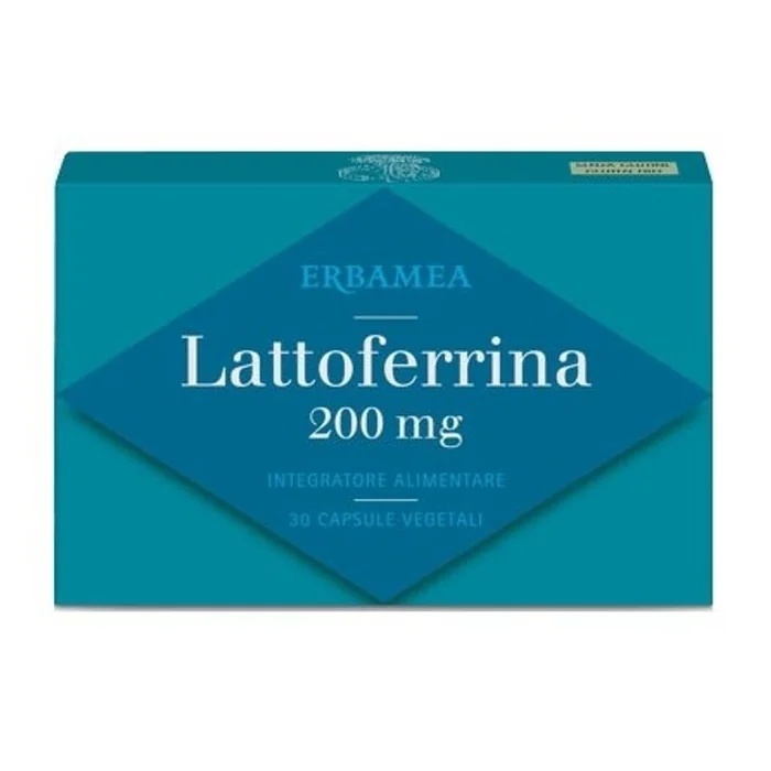ERBAMEA Erbamea Lactoferrin 200 mg 30 rastlinskih kapsul Imunski sistem