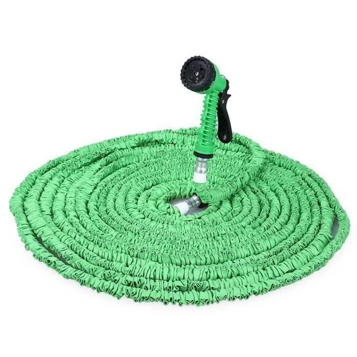SWAREY 175FT Tuyau D'arrosage de Jardin avec pistolet de pulvérisation de 7 modes - vert ALIBA0107-12A36840