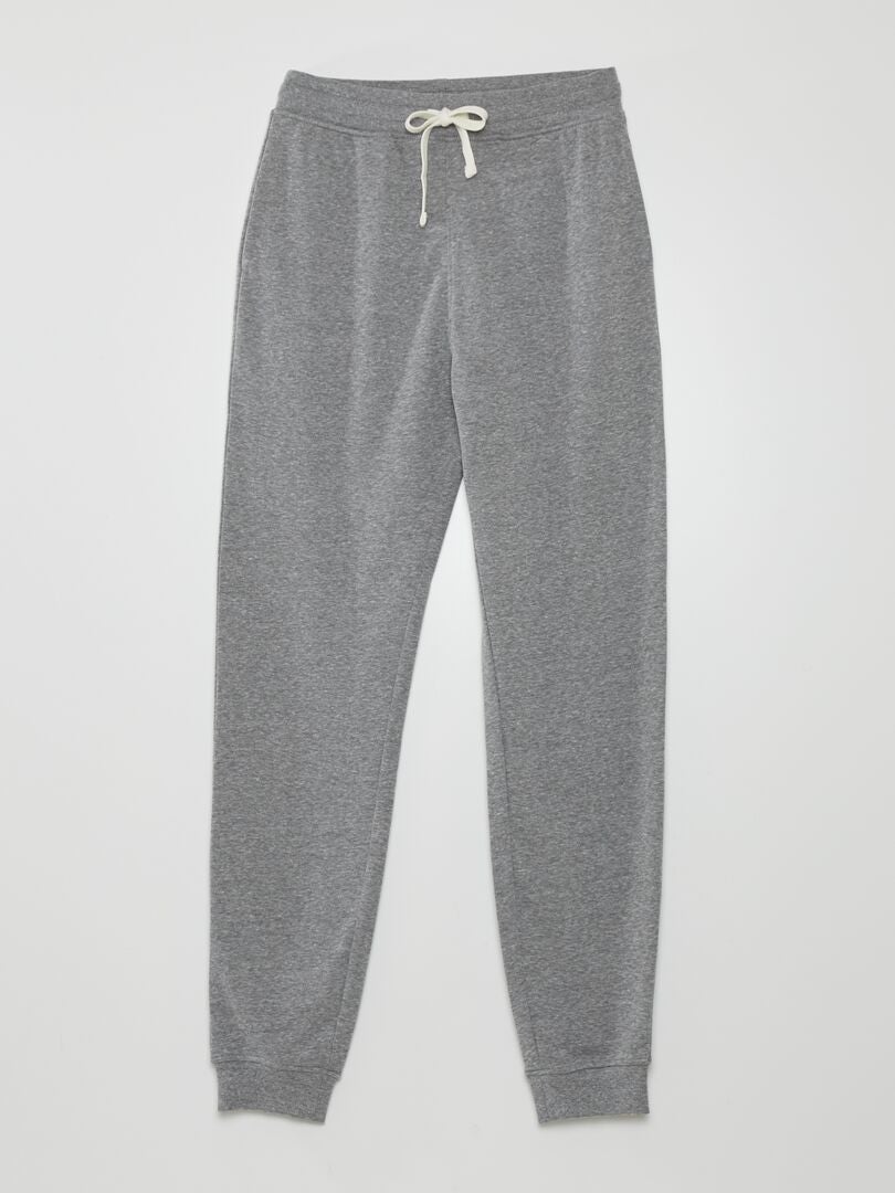 Joggingbroek van French terry - GRIJS