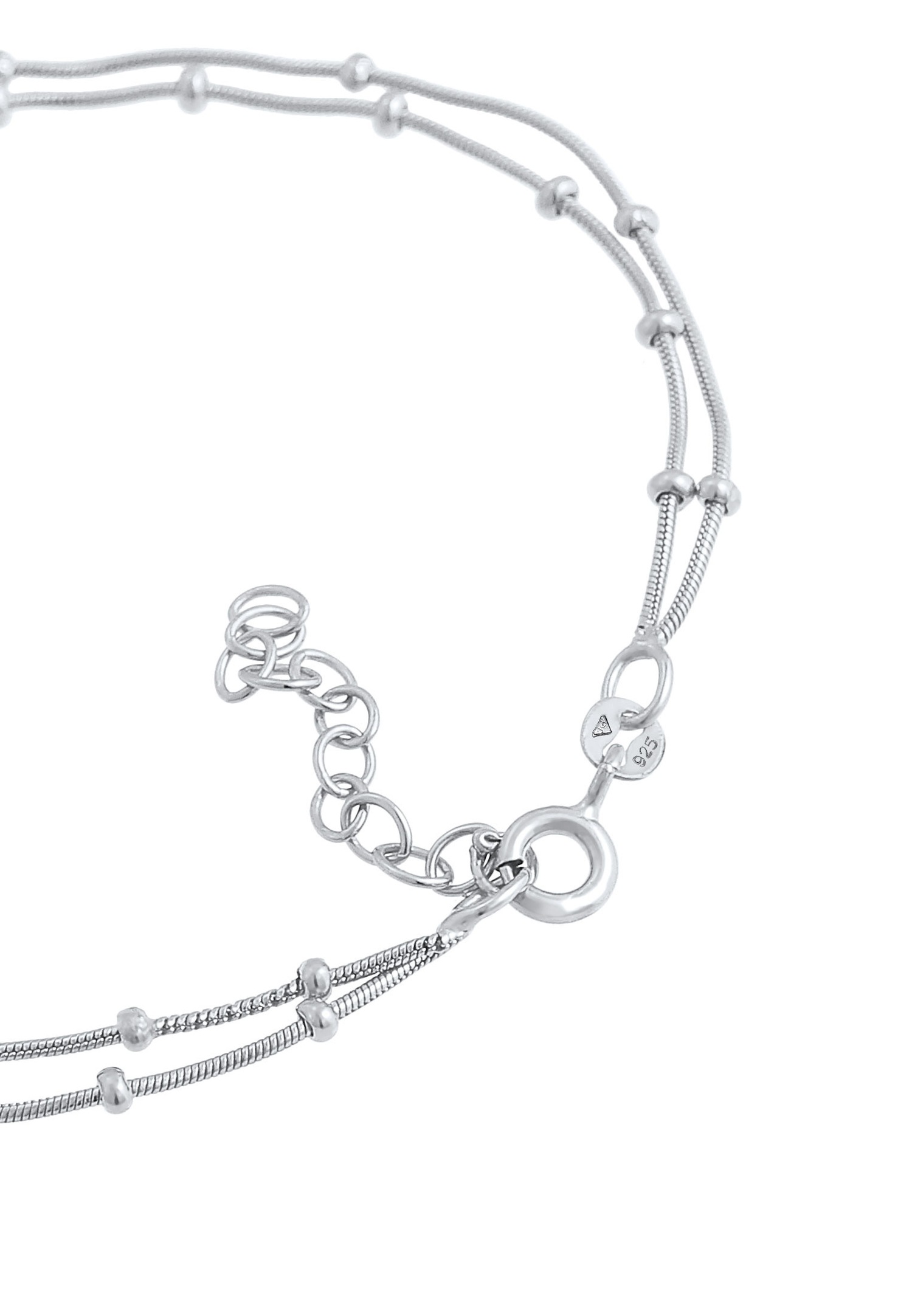 Elli Femmes Couche boules élégantes en argent sterling 925 plaqué or
