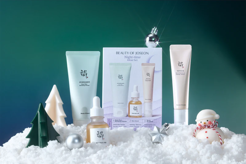 Kit de presente Beauty of Joseon Nightime Glow para uma pele perfeita.