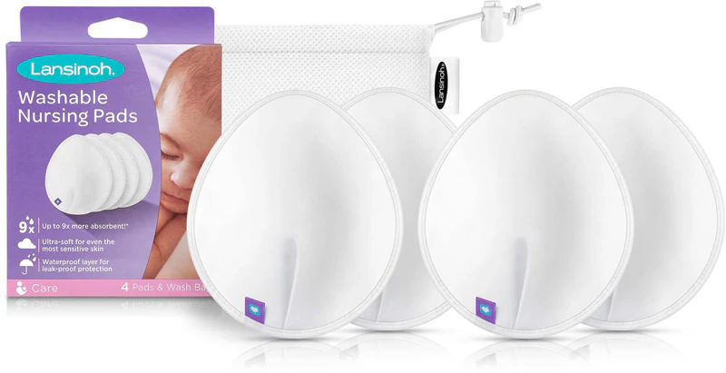 Absorventes de amamentação laváveis Lansinoh