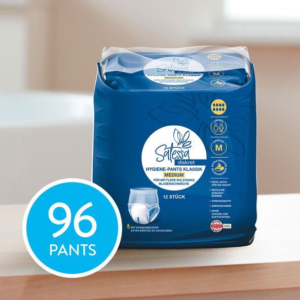 Klasické hygienické kalhotky, 8 sáčků