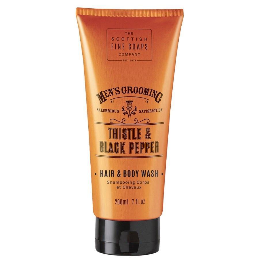 Škotski gel za tuširanje Fine Soaps za muškarce – Njega kose i tijela – 200 ml