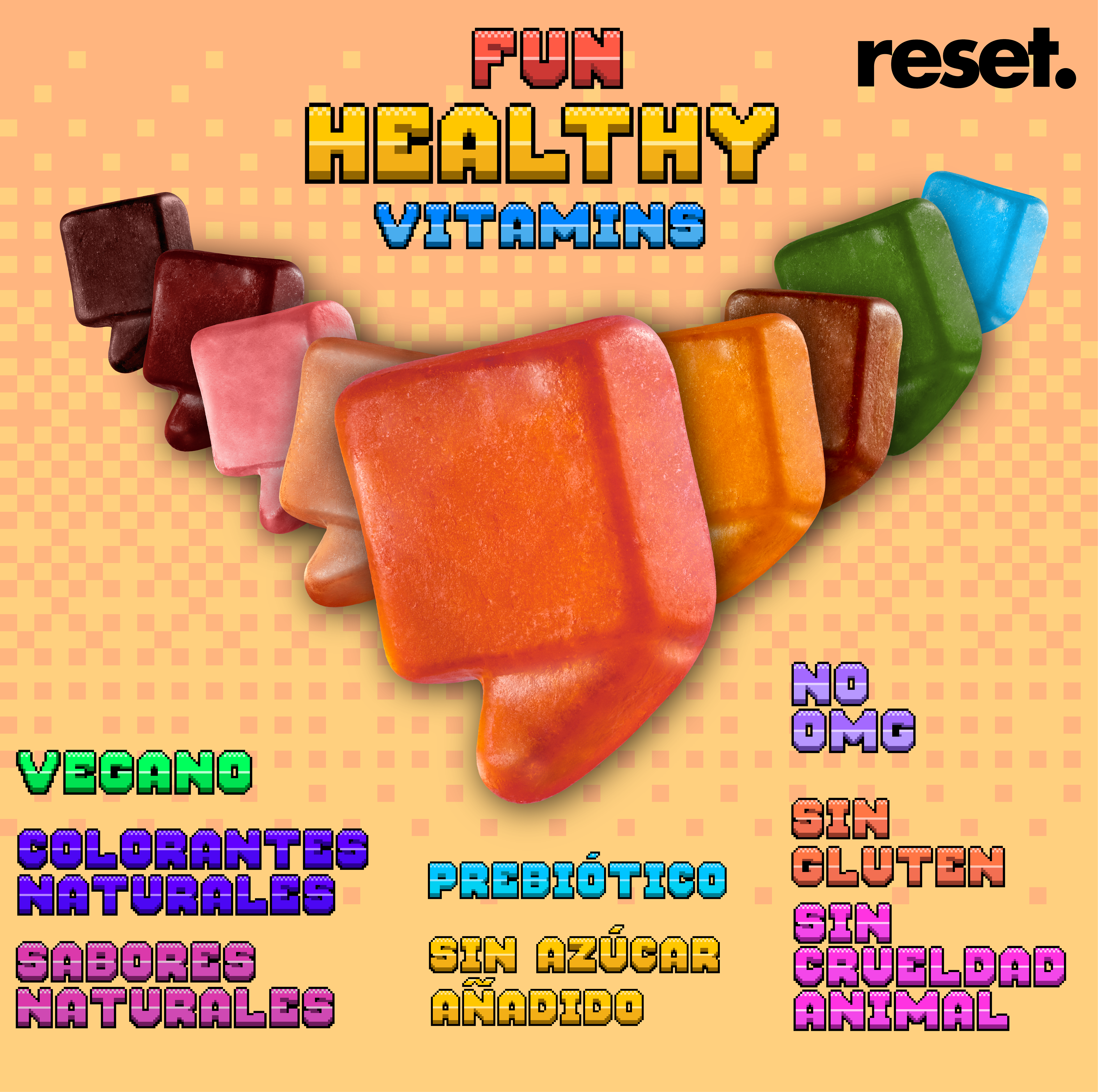 Guminukai odos vitaminams odos priežiūrai Vitaminai ir mineralai