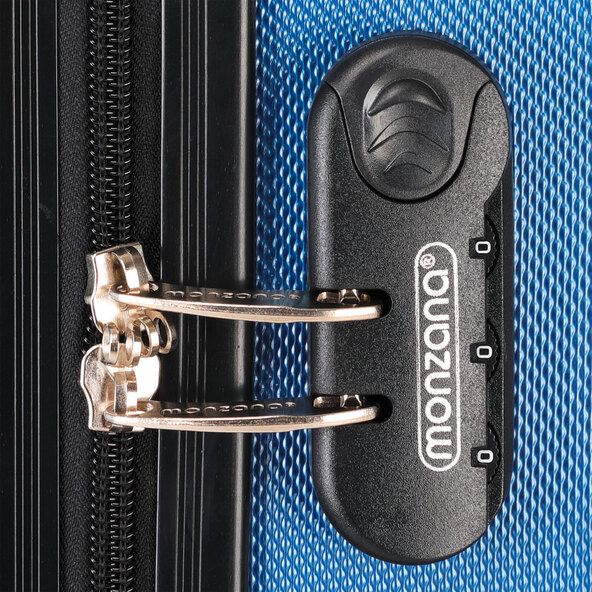 Baseline Navy XL hard-shell suitcase, 70 x 45.5 x 28 cm