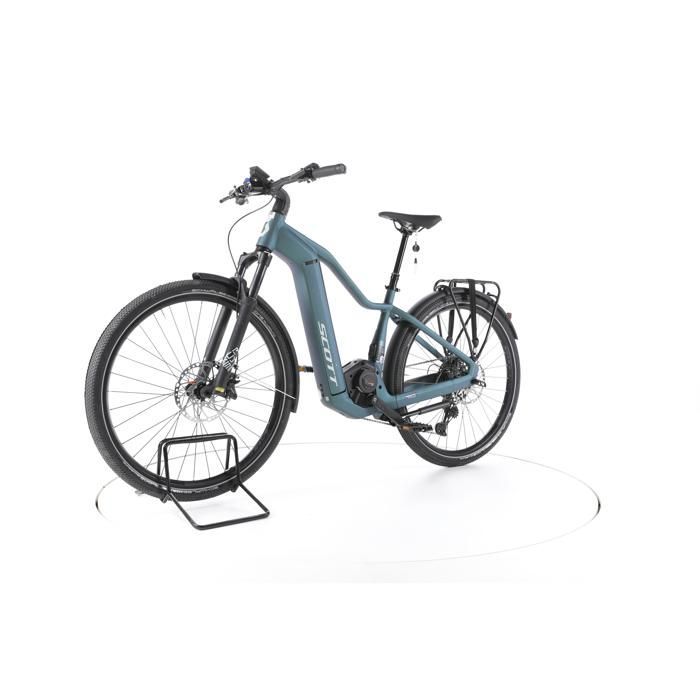 Bicicleta eléctrica Scott Axis eRide 30 - azul - Bicicleta de trekking eléctrica - Bosch 750 Wh (reacondicionada)