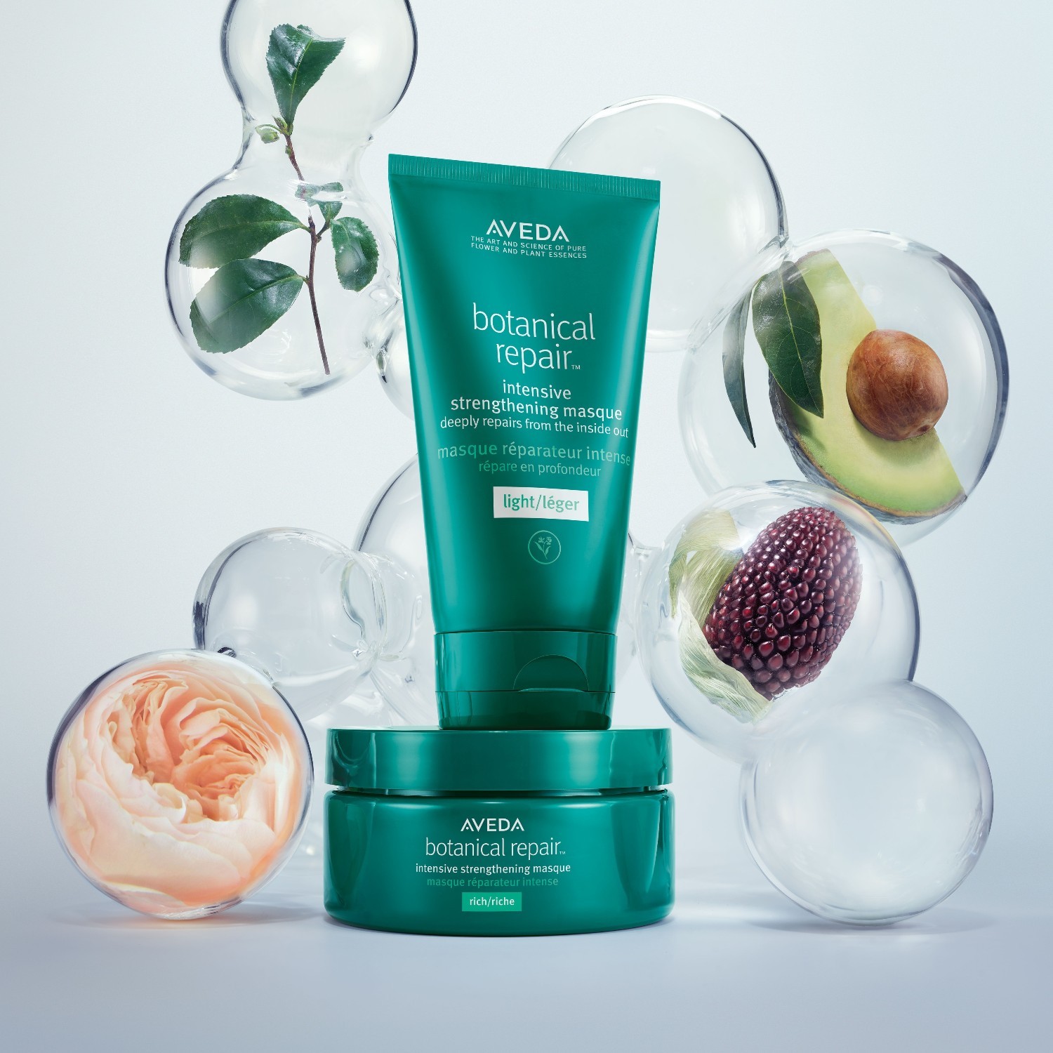 Aveda maska za kosu za obnovu i njegu intenzivnog jačanja: bogata - 25 ml