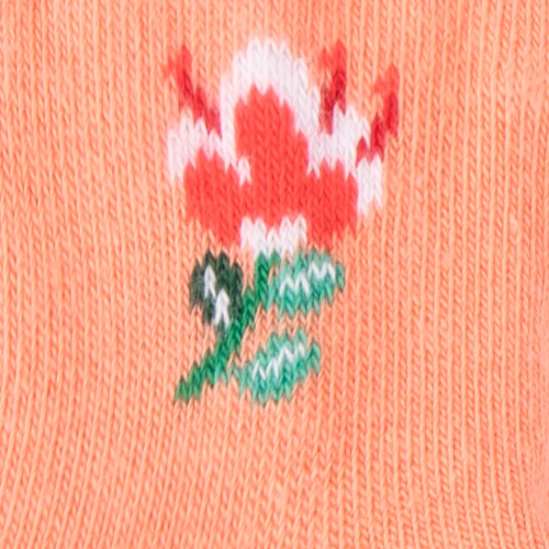 Cabaia Blooming Butterflies – Pakiet chaussettes bébé pomarańczowy