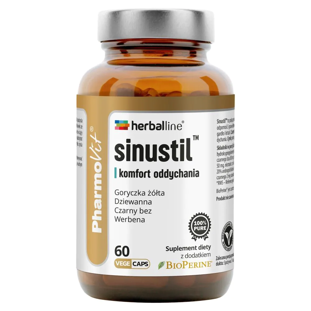 PharmoVit Herballine Sinustil Komfort oddychania Kapsułki