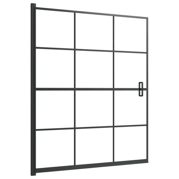 vidaXL Shower Enclosure Bathtub Screen Shower Screen Bathtub Enclosure Bathroom Accessory Home Interior 150748