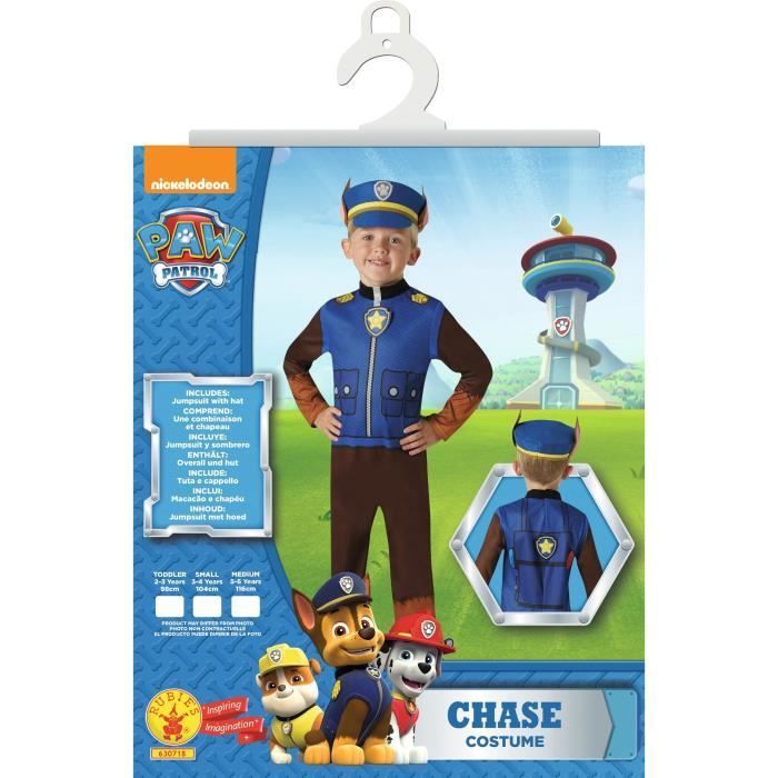 PAW PATROL - Costume di Chase