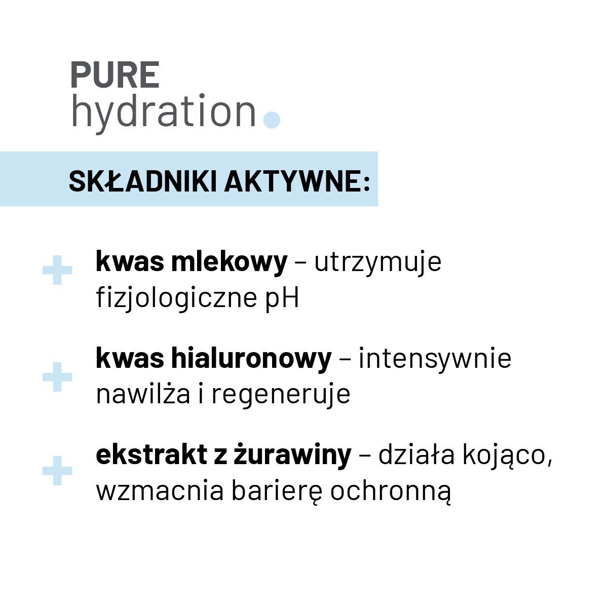 Tasoitus PURE HYDRATION