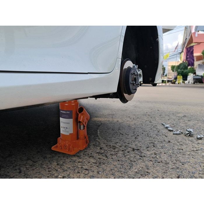 Gato hidráulico - PEREL - 10T - Acero - Universal - Para automóviles