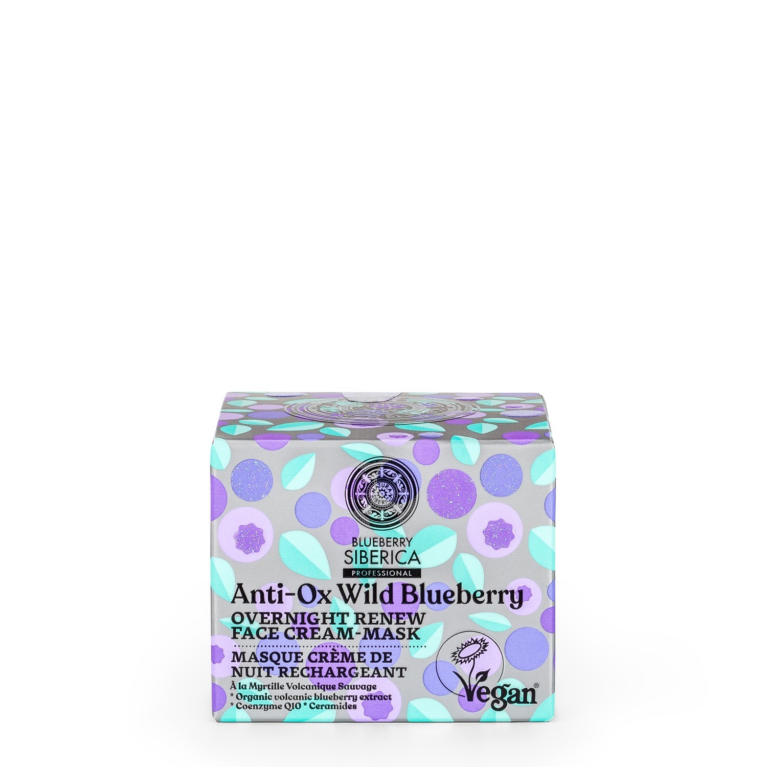Natura Siberica Blueberry Siberica Masque Crème de Nuit Rechargeant