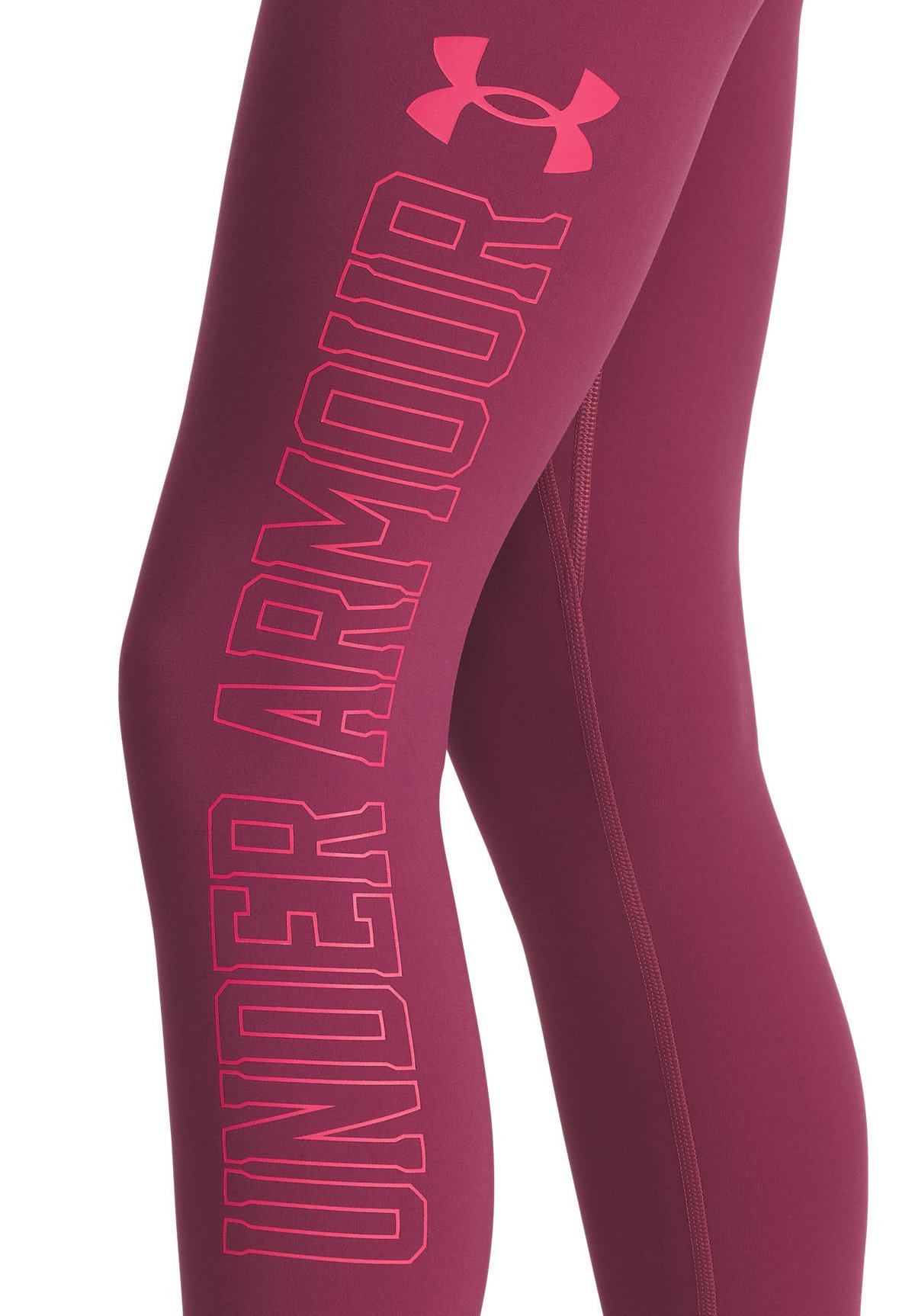 Under Armour MOTION BRANDED - Leggings - fuchsia dusk
