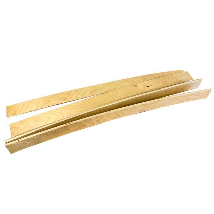 ALTOLATTE - Set di 4 doghe da 68 cm per reti da letto larghe 70 o 140 cm