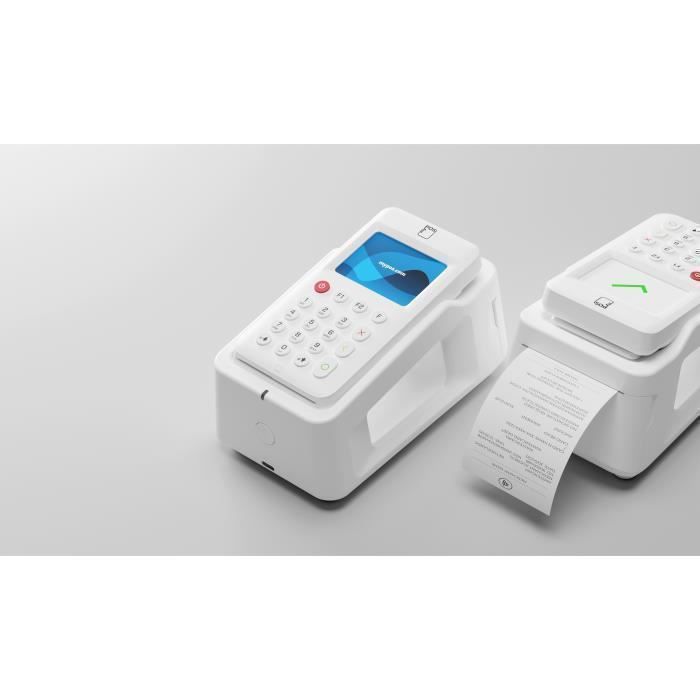myPOS Go Combo - Terminal de paiement autonome, fournit avec son socle d'impression et de recharge