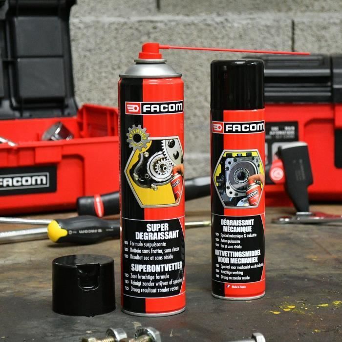 Desengrasante mecánico FACOM - Aerosol 360° - 400 ml