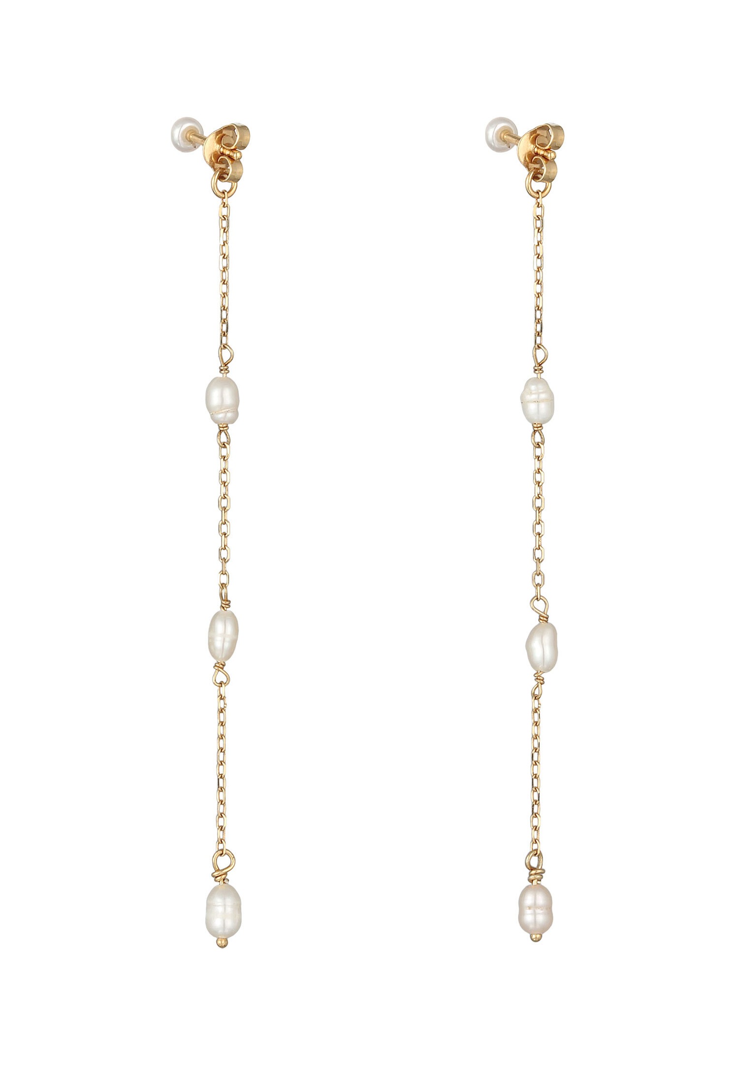 Elli PREMIUM Elli PREMIUM Boucles d'oreilles Femmes Pendentif d'oreilles élégant avec perles de culture d'eau douce en argent sterling 925