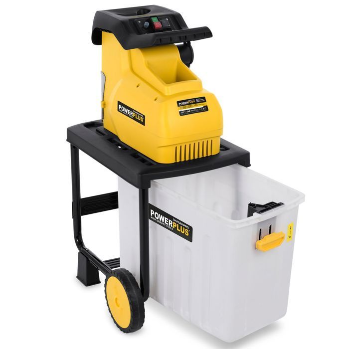 Triturador de jardim de 2800 W com engrenagem