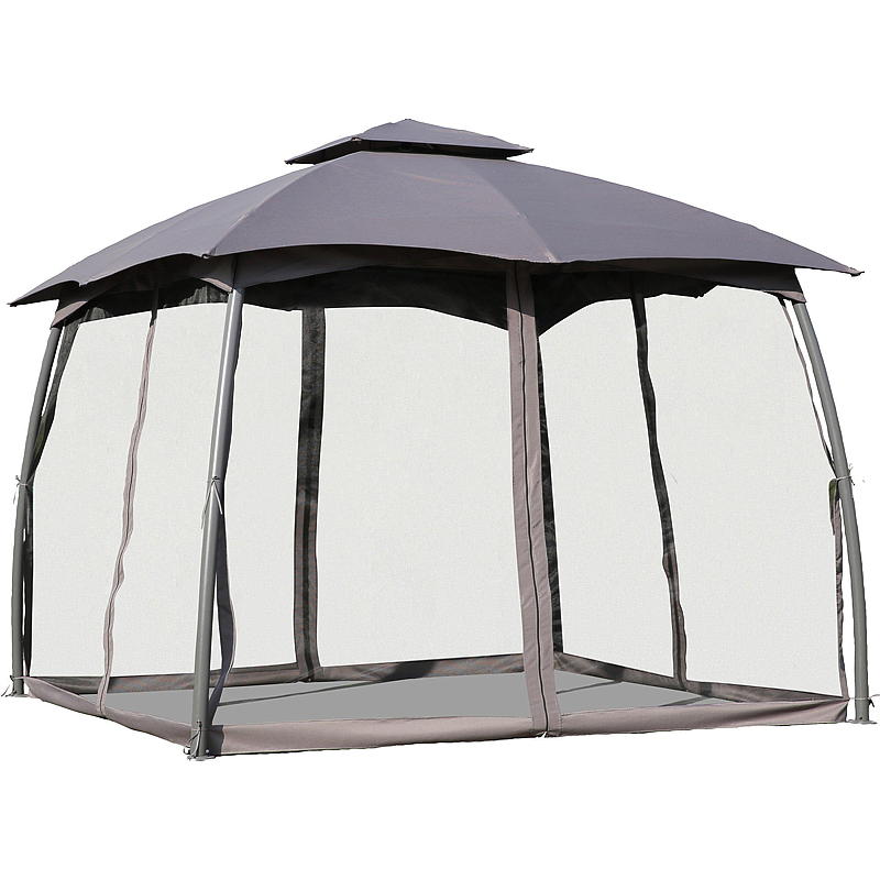 Moskitonetz für Pavillon Asti 3x3 m, komplett