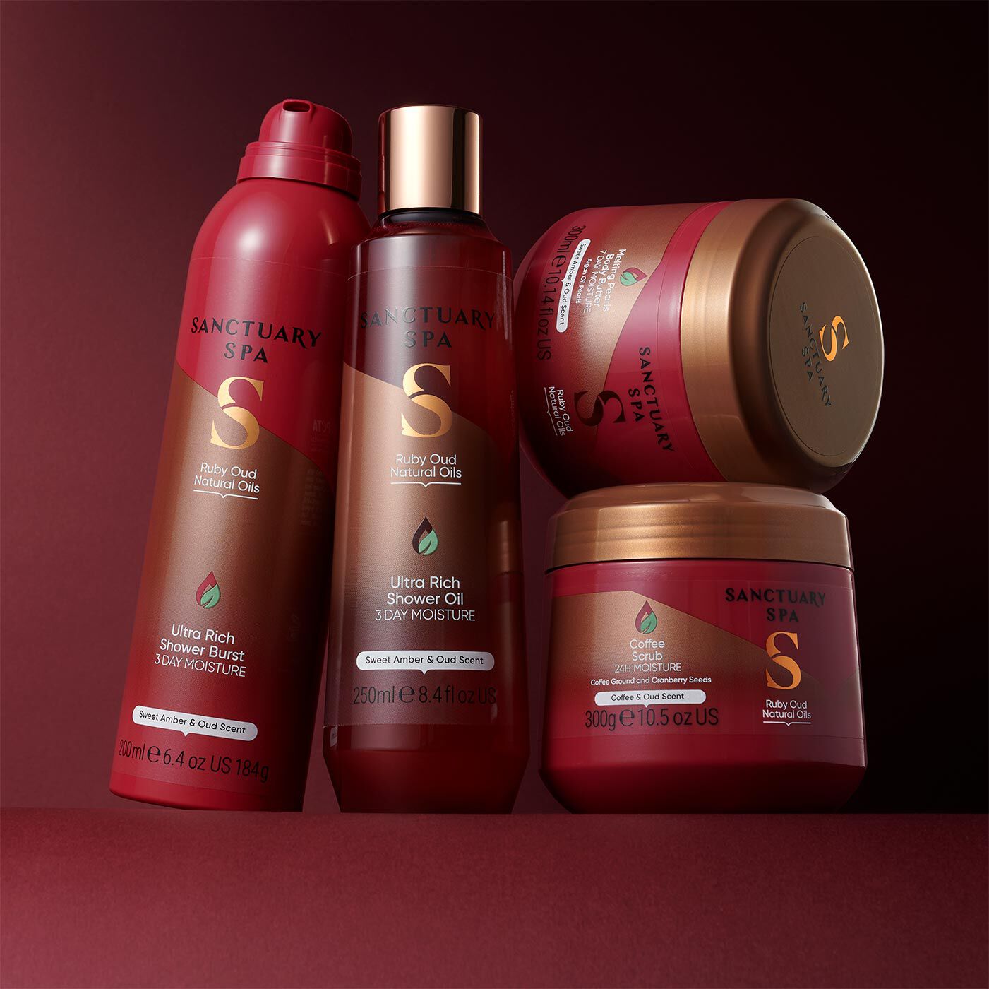 Oli naturali ultra ricchi Ruby Oud di Sanctuary Spa