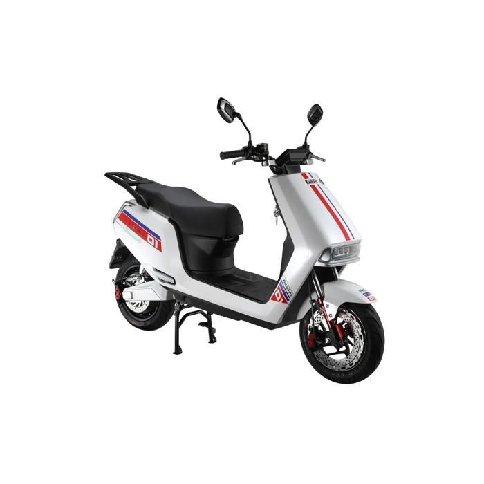 KAIWEI A9 50cc Electric Scooter – Lithium Battery, Ideal for City and Commuting – Color: White, Battery: 60v29Ah
